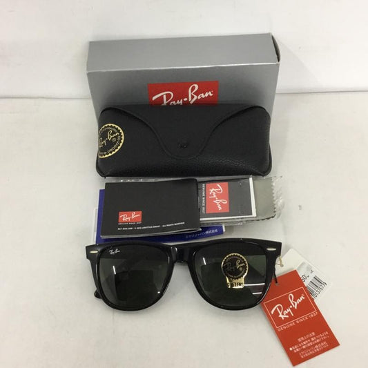 レイバン Ray-Ban めがね・サングラス サングラス RB2140-F WAYFARER カラーレンズ ロゴ、文字 黒 / ブラック /  メンズ USED 古着 中古 10129399