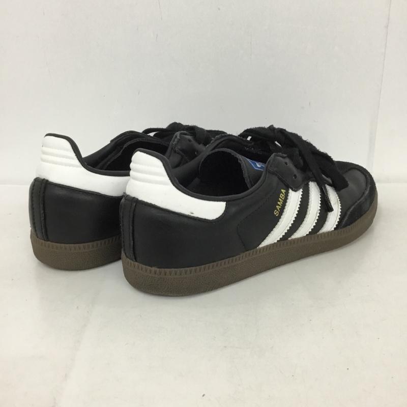 アディダス adidas スニーカー スニーカー B75807 Samba OG 24cm 24.0cm ロゴ、文字 黒 / ブラック / X 白 / ホワイト /  レディース USED 古着 中古 10146868