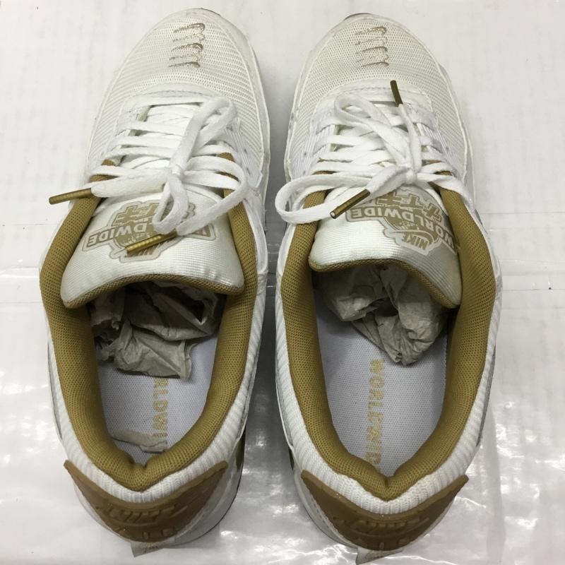 ナイキ NIKE スニーカー スニーカー DA1342-170 WMNS AIR MAX 90 SE 28.5cm 28.5cm ロゴ、文字 白 / ホワイト / X 金 / ゴールド /  メンズ USED 古着 中古 10112859