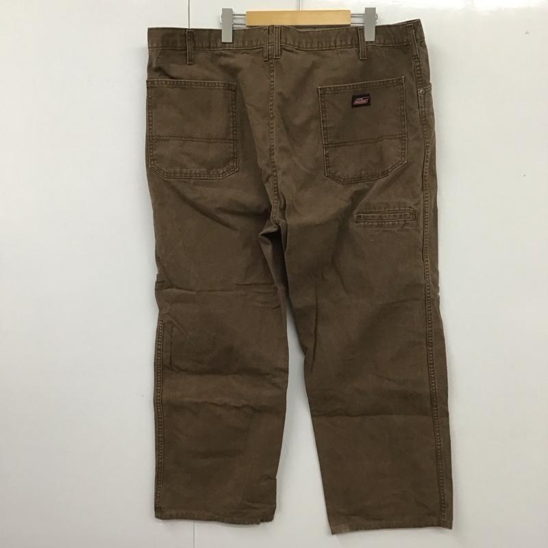 ディッキーズ Dickies パンツ ワークパンツ、ペインターパンツ ED218STB 42 × 30 40インチ 無地 茶 / ブラウン /  メンズ USED 古着 中古 10109544