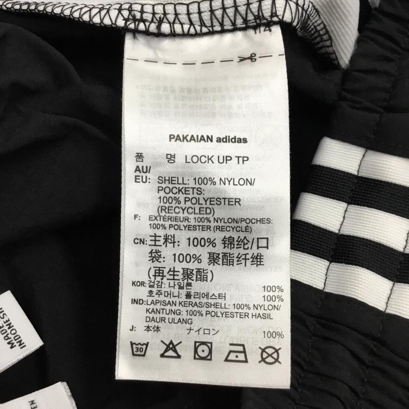 アディダス adidas パンツ ワークパンツ、ペインターパンツ ed7542 トラックパンツ ジャージ ナイロンパンツ L ロゴ、文字 白 / ホワイト / X 黒 / ブラック /  メンズ USED 古着 中古 10115763