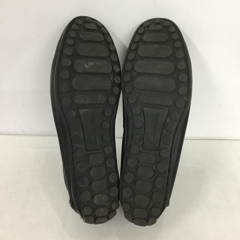 クラークス Clarks スリッポン スリッポン ハミルトンフリー UK7 US：8 無地 黒 / ブラック /  メンズ USED 古着 中古 10149861