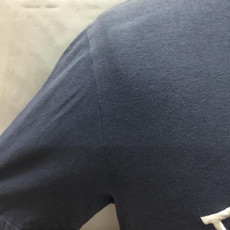 アーバンリサーチ URBAN RESEARCH Tシャツ 半袖 半袖カットソー プリントTシャツ クルーネックカットソー 38 ロゴ、文字 紺 / ネイビー /  メンズ USED 古着 中古 10114581