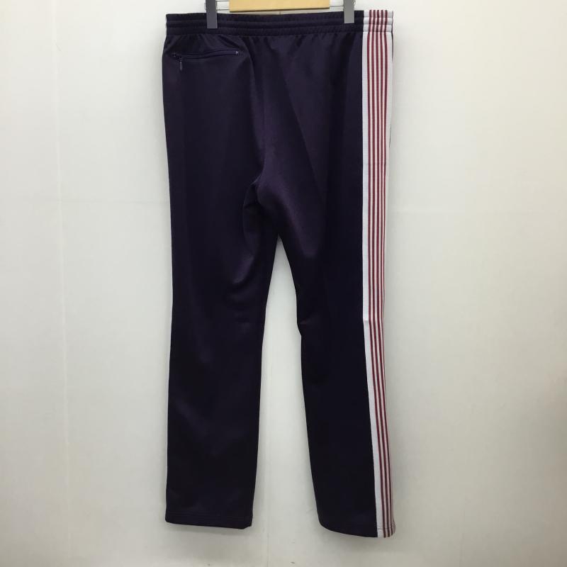 ニードルス Needles パンツ ワークパンツ、ペインターパンツ MR511 Narrow Track Pant XL ワンポイント X 刺繍 紫 / パープル /  メンズ USED 古着 中古 10142319