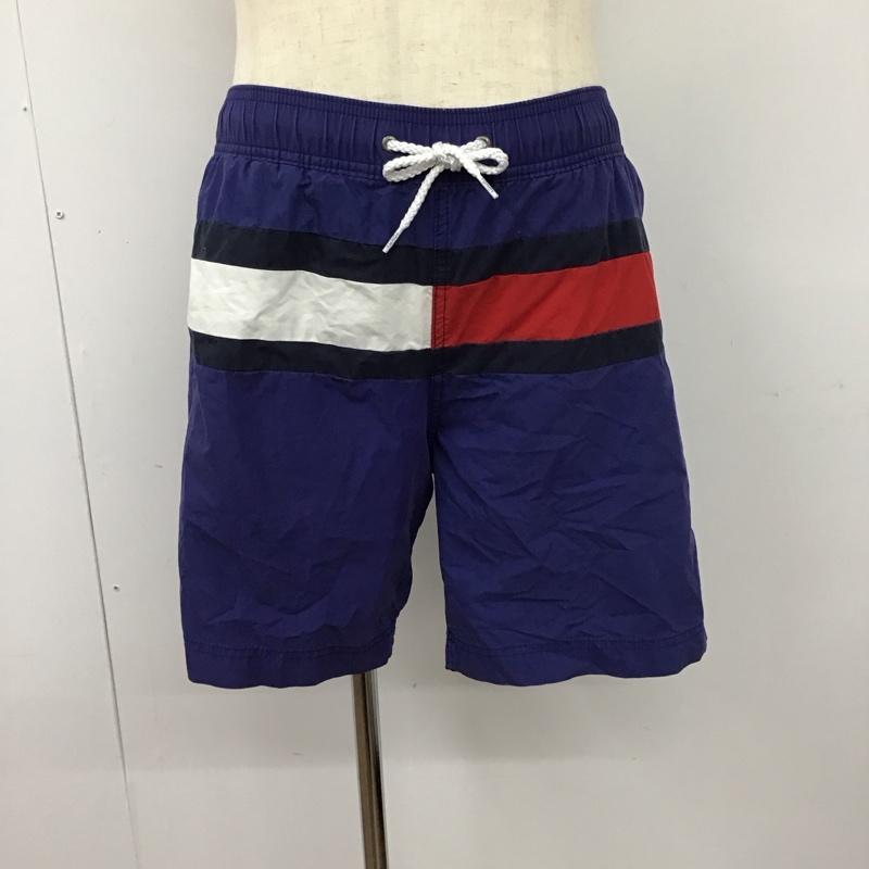 トミーヒルフィガー TOMMY HILFIGER パンツ ショートパンツ ショートパンツ ハーフパンツ カジュアルパンツ S ロゴ、文字 紫 / パープル /  メンズ USED 古着 中古 10117474