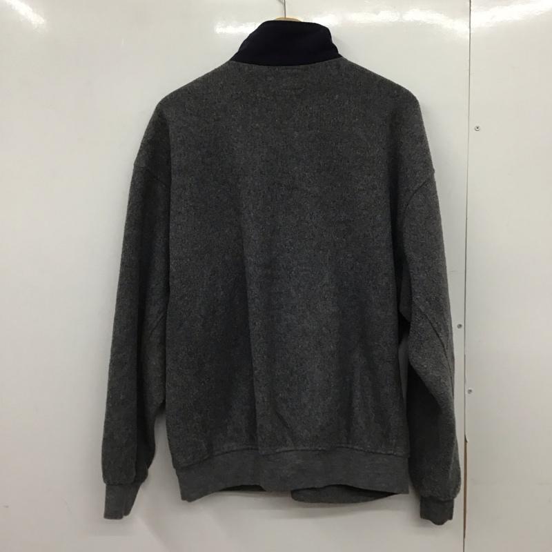 ギャップ GAP ジャケット、上着 ジャケット、ブレザー フリースジャケット プルオーバー スタンドネック 90s L 無地 灰 / グレー /  メンズ USED 古着 中古 10147763