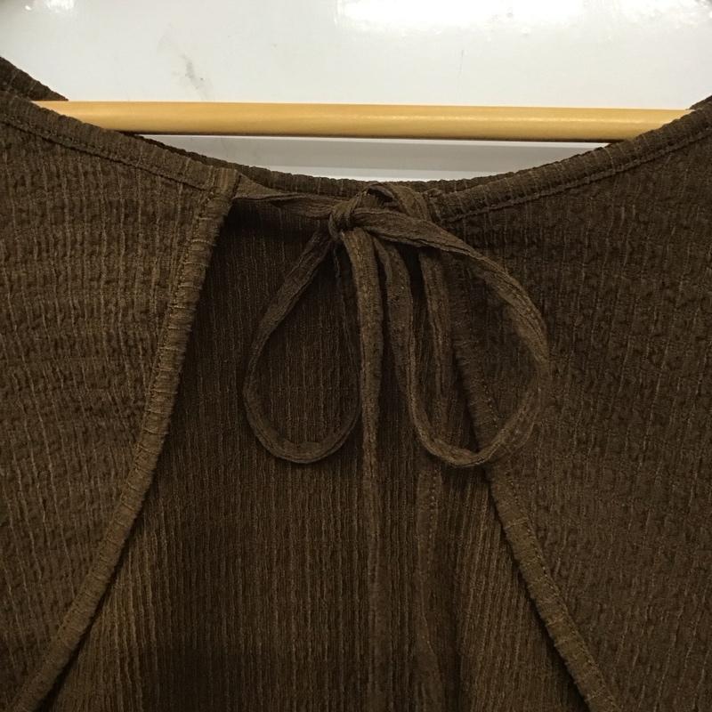 アルシーヴ archives カーディガン 長袖 M 無地 茶 / ブラウン /  レディース USED 古着 中古 10138162