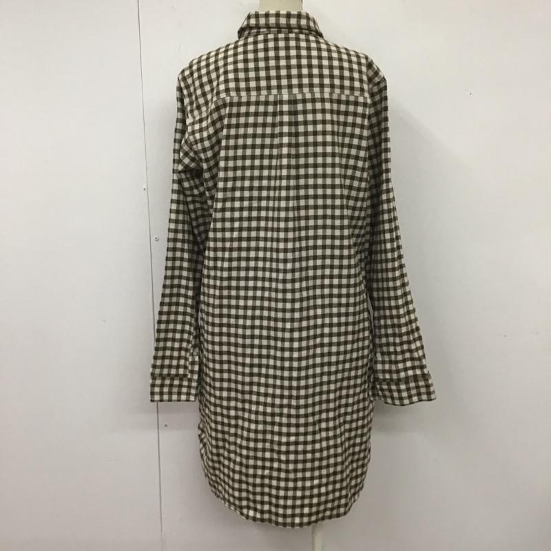 ザノースフェイス THE NORTH FACE ワンピース ひざ丈スカート nrw61218 ポリコットンネルシャツワンピース L チェック マルチカラー / マルチカラー /  レディース USED 古着 中古 10108508