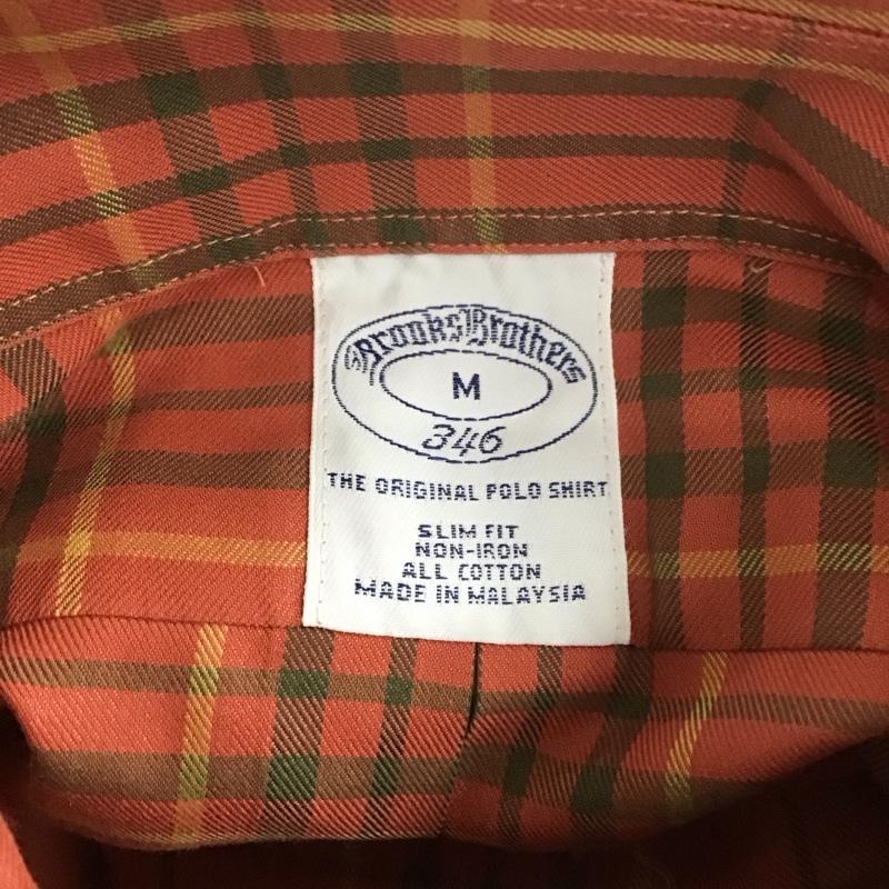 ブルックスブラザーズ BROOKS BROTHERS シャツ、ブラウス 長袖 ボタンダウンシャツ M チェック マルチカラー / マルチカラー /  メンズ USED 古着 中古 10111379
