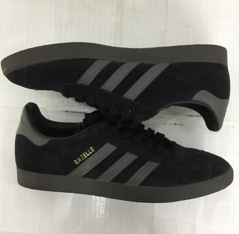 アディダス adidas スニーカー スニーカー ID6105 GAZELLE 28cm 28.0cm ロゴ、文字 黒 / ブラック / X 金 / ゴールド /  メンズ USED 古着 中古 10123649