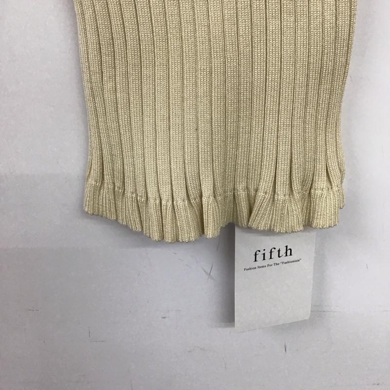 フィフス fifth カットソー 長袖 M 無地 ベージュ / ベージュ /  レディース USED 古着 中古 10140745