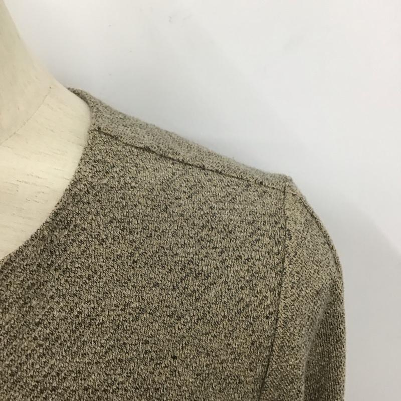 オペークドットクリップ OPAQUE.CLIP ワンピース ロングスカート 637-55200 Dika ツイーディーツイル ウエストタックワンピース 長袖 38 無地 ベージュ / ベージュ /  メンズ USED 古着 中古 10133451