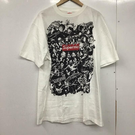 古着 USED Tシャツ 半袖 半袖カットソー プリントTシャツ クルーネックカットソー バンドTシャツ XXL プリント 白 / ホワイト /  メンズ USED 古着 中古 10145722