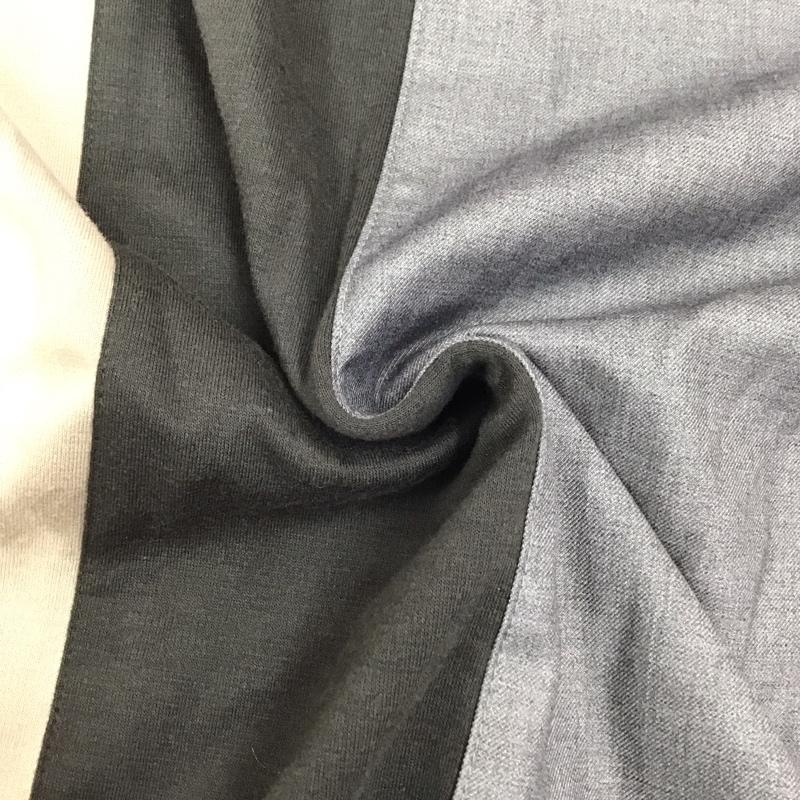 ホライゾンドリーム HORIZON DREAM Tシャツ 半袖 H22-104-21T 異素材ストライプ切替Tシャツ L 無地 マルチカラー / マルチカラー /  メンズ USED 古着 中古 10117059