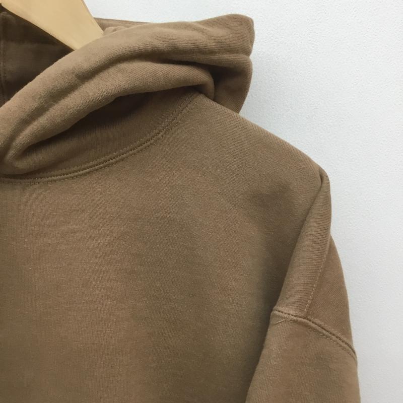 シュプリーム Supreme パーカー 長袖 22SS Cropped Panels Hooded Sweatshirt L ロゴ、文字 茶 / ブラウン /  メンズ USED 古着 中古 10108199