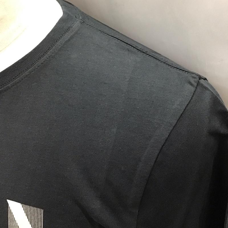 サタデーズサーフニューヨークシティー SATURDAYS SURF NYC Tシャツ 半袖 半袖カットソー プリントTシャツ クルーネックカットソー M ロゴ、文字 黒 / ブラック /  メンズ USED 古着 中古 10114117