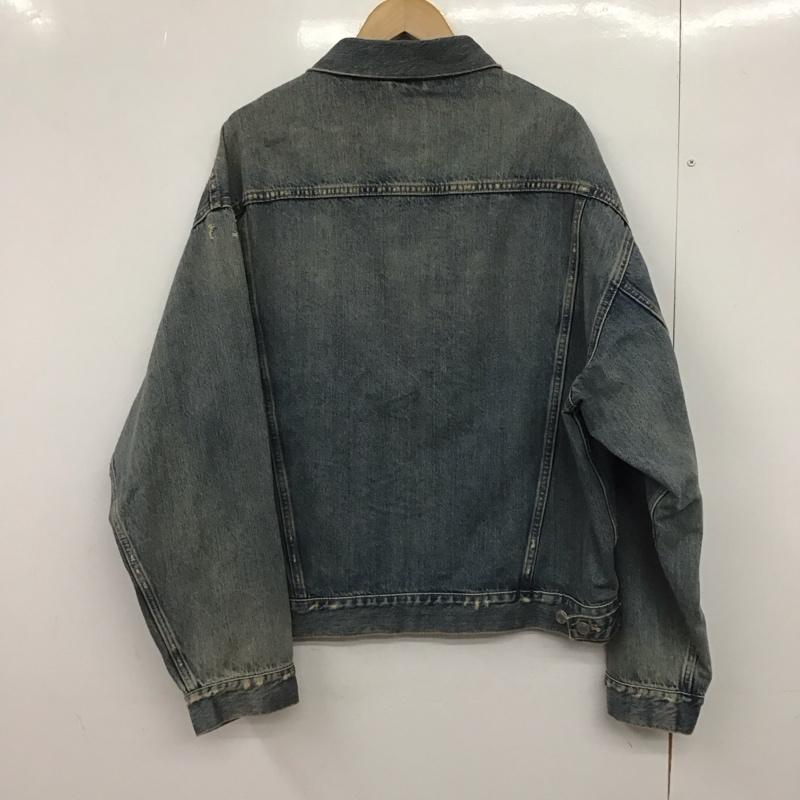 ギャップ GAP ジャケット、上着 ジャケット、ブレザー デニムジャケット Gジャン アウター カジュアルジャケット M 無地 インディゴ / インディゴ /  メンズ USED 古着 中古 10146816