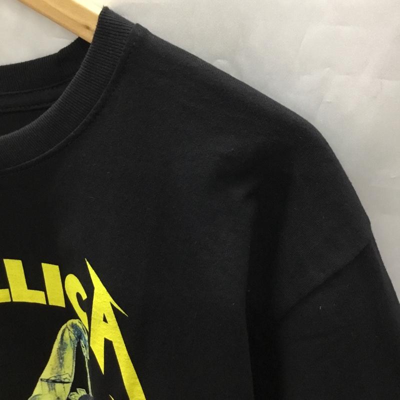 古着 USED Tシャツ 半袖 半袖カットソー プリントTシャツ クルーネックカットソー バンドTシャツ L プリント 黒 / ブラック /  メンズ USED 古着 中古 10106955