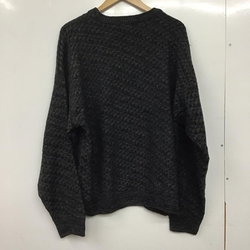 タウンクラフト TOWNCRAFT ニット、セーター 長袖 長袖ニットカットソー クルーネック セーター 90s L 総柄 マルチカラー / マルチカラー /  メンズ USED 古着 中古 10144780