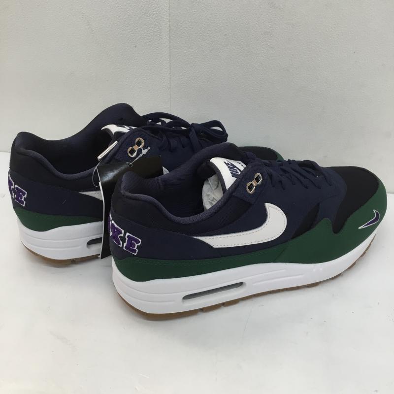 ナイキ NIKE スニーカー スニーカー WMNS AIR MAX 1  87 QS ウィメンズ エア マックス 1  87 QS DV3887-400 タグ付 26.0cm ロゴ、文字 紺 / ネイビー / X 緑 / グリーン /  メンズ USED 古着 中古 10107074