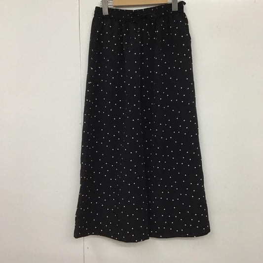 サマンサモスモスブルー Samansa Mos2 blue ボトムス ボトムス ワイドパンツ FREE ドット 黒 / ブラック /  レディース USED 古着 中古 10131888