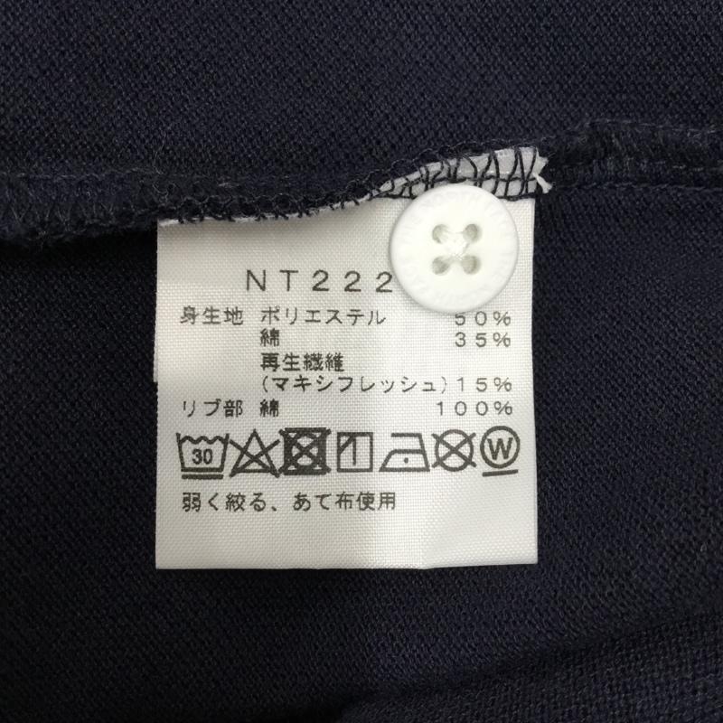 ザノースフェイス THE NORTH FACE ポロシャツ 半袖 nt22232 ポロシャツ ショートスリーブエニーパートポロ 半袖カットソー XL ロゴ、文字 紺 / ネイビー /  メンズ USED 古着 中古 10108383