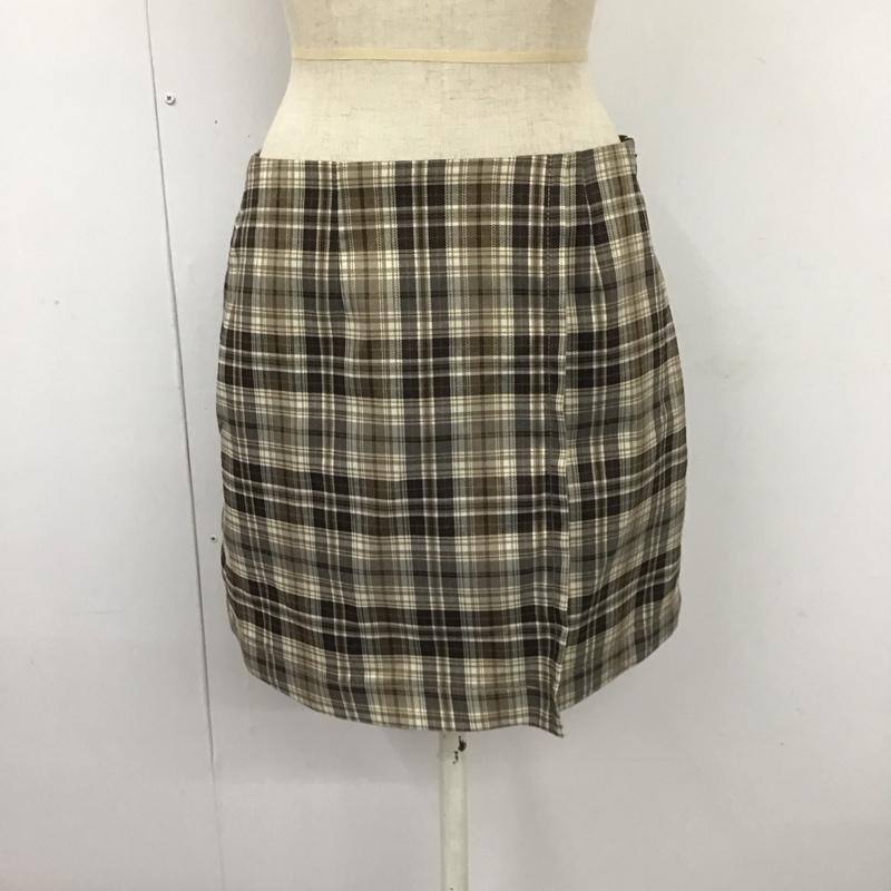スナイデル SNIDEL スカート ミニスカート SWFS234309 ラップ風 1 チェック マルチカラー / マルチカラー /  レディース USED 古着 中古 10114907