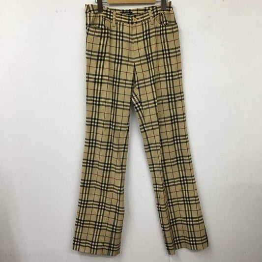 バーバリーロンドン Burberry London パンツ スラックス FQ025-038 ノバチェック ウール 40 40 チェック ベージュ / ベージュ / X 黒 / ブラック / X 赤 / レッド /  レディース USED 古着 中古 10116937