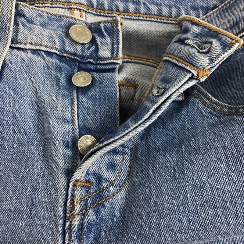 リーバイス Levi s パンツ デニム、ジーンズ 無地 水色 / ライトブルー /  レディース USED 古着 中古 10132261