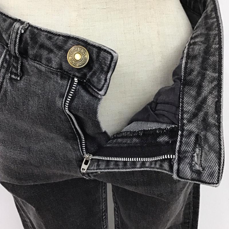 ザラ ZARA パンツ デニム、ジーンズ 38 無地 灰 / グレー /  レディース USED 古着 中古 10121414