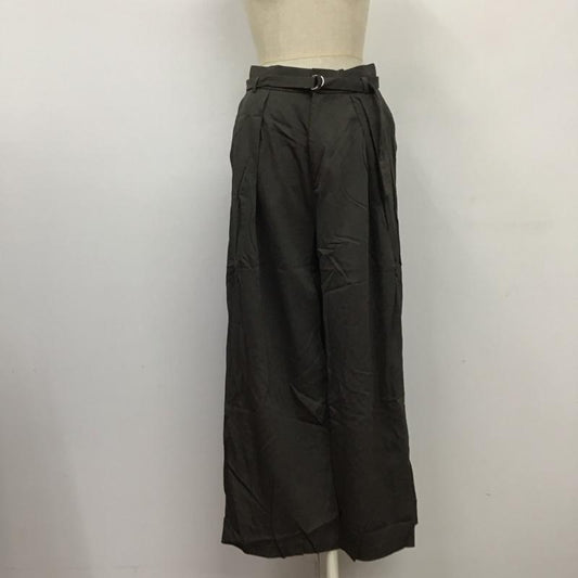 フレイ アイディー FRAY I.D パンツ ワークパンツ、ペインターパンツ ワイドパンツ カジュアルパンツ ワークパンツ フレアパンツ 1 無地 灰 / グレー /  レディース USED 古着 中古 10124129