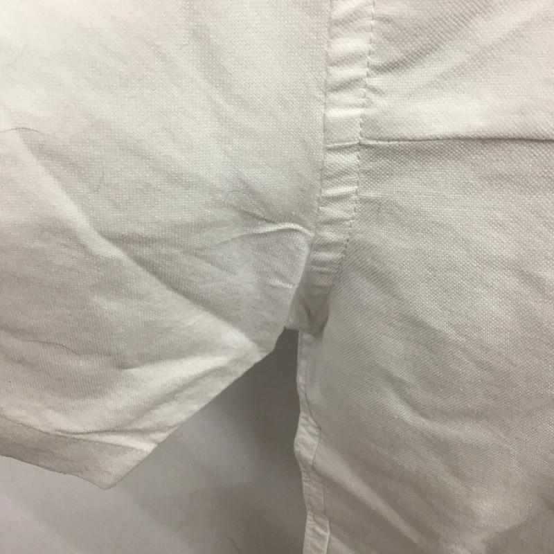 ビームス ハート BEAMS HEART シャツ、ブラウス 半袖 M 無地 X チェック X ストライプ 白 / ホワイト / X 水色 / ライトブルー /  メンズ USED 古着 中古 10111214