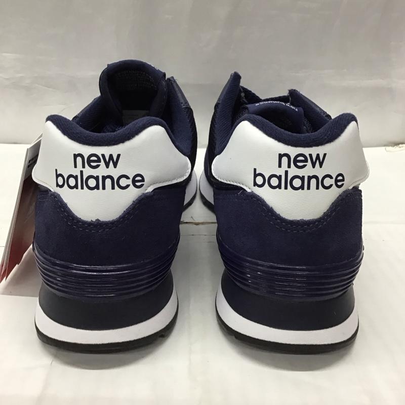 ニューバランス New Balance スニーカー スニーカー ML574EN2 タグ付き 27.5cm 27.5cm ロゴ、文字 紺 / ネイビー / X 白 / ホワイト /  メンズ USED 古着 中古 10121609