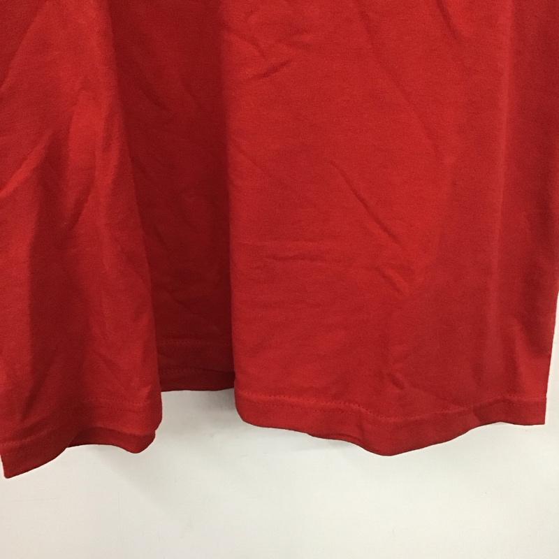 ジャージーズ JERZEES Tシャツ 半袖 半袖カットソー プリントTシャツ クルーネックカットソー L プリント 赤 / レッド /  メンズ USED 古着 中古 10140658