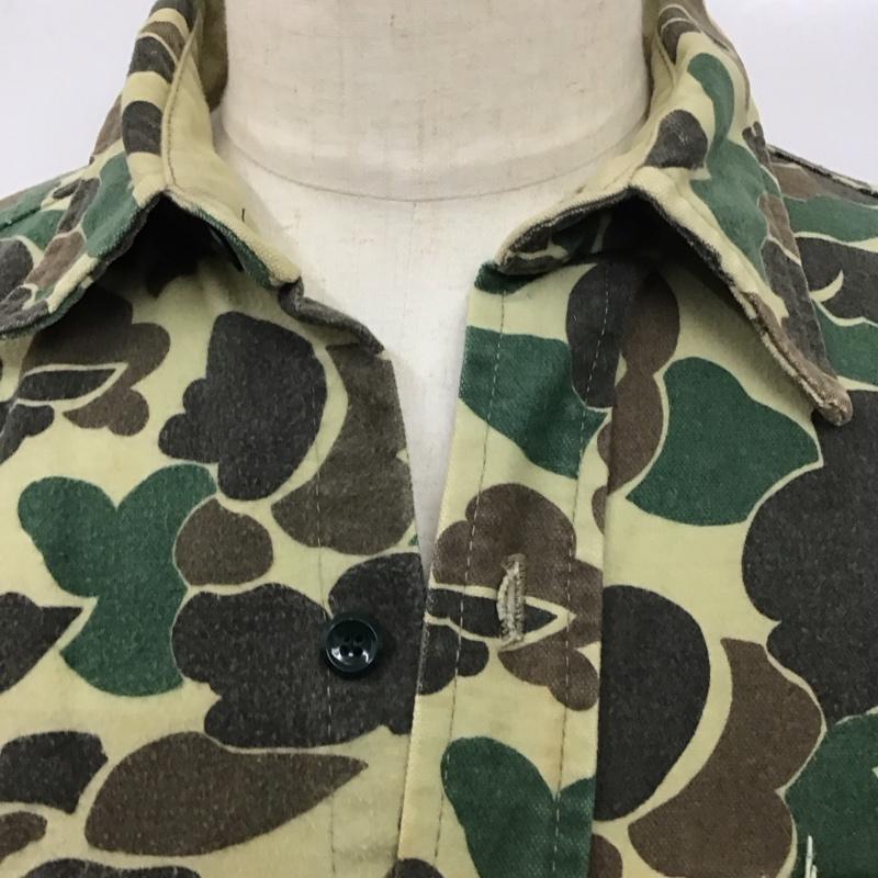 ミリタリー ミリタリー シャツ、ブラウス 長袖 長袖シャツ ミリタリーシャツ 総柄 カラーシャツ カモフラージュ柄・迷彩 マルチカラー / マルチカラー /  メンズ USED 古着 中古 10115951