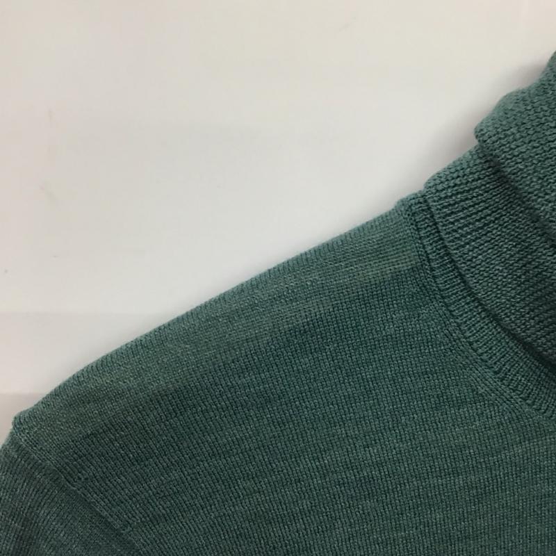 ブルックスブラザーズ BROOKS BROTHERS ニット、セーター 長袖 タートルネック ウール M 無地 緑 / グリーン /  レディース USED 古着 中古 10146381
