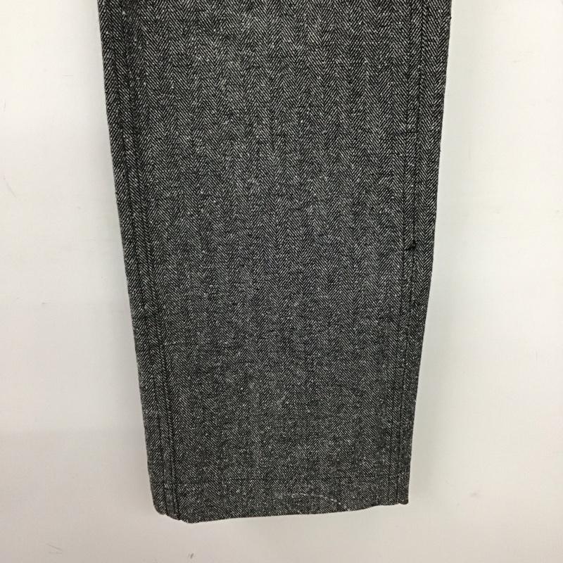バーガスプラス BURGUS PLUS パンツ ワークパンツ、ペインターパンツ ワイドパンツ カジュアルパンツ チノパン ストレッチ 31インチ ストライプ 灰 / グレー /  メンズ USED 古着 中古 10147061
