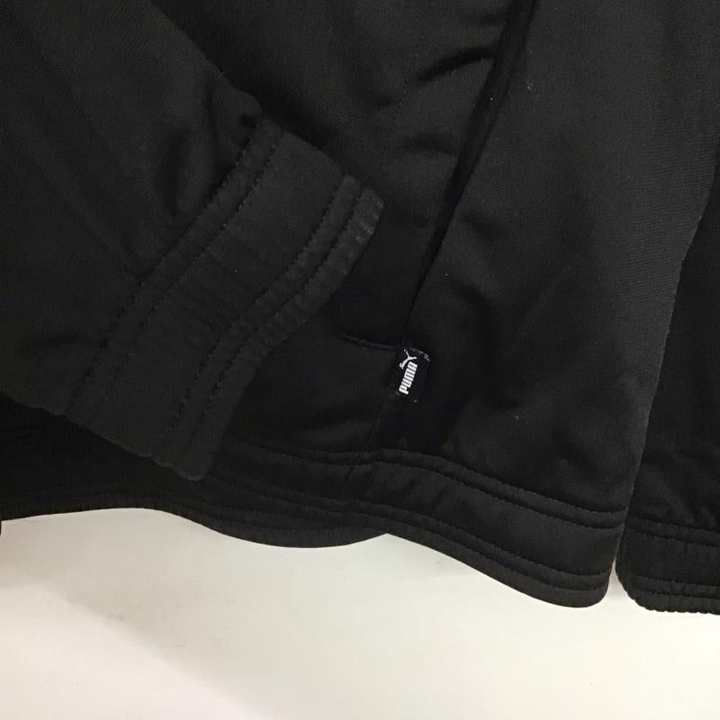 プーマ PUMA ジャケット、上着 ジャケット、ブレザー ジップアップジャケット アウター 古着 ジャージ M ロゴ、文字 黒 / ブラック / X 橙 / オレンジ /  メンズ USED 古着 中古 10139753