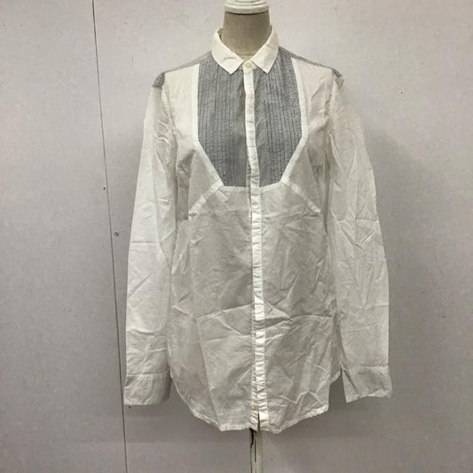 ディーゼル DIESEL シャツ、ブラウス 長袖 XS 無地 白 / ホワイト / X 灰 / グレー /  レディース USED 古着 中古 10109423