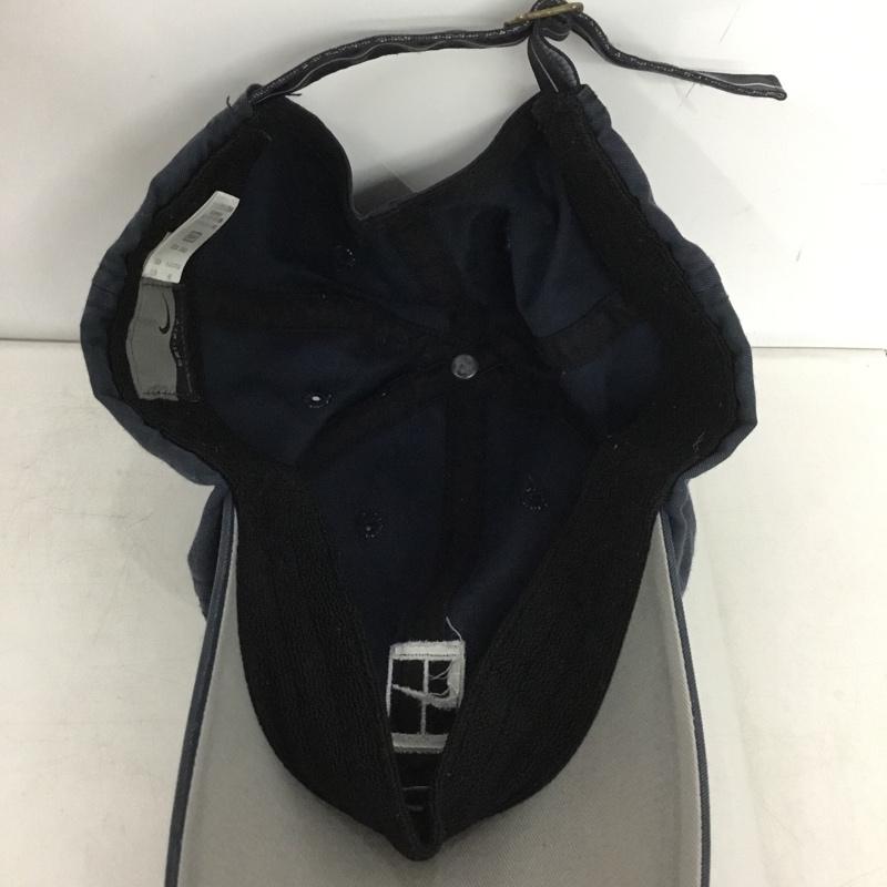 ナイキ NIKE 帽子 キャップ DRI FIT 00s 00年代 ロゴ、文字 紺 / ネイビー /  メンズ USED 古着 中古 10149873