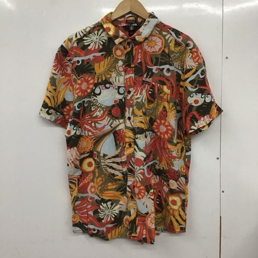 ボルコム VOLCOM シャツ、ブラウス 半袖 半袖シャツ プリントシャツ ポケットシャツ L プリント マルチカラー / マルチカラー /  メンズ USED 古着 中古 10132195