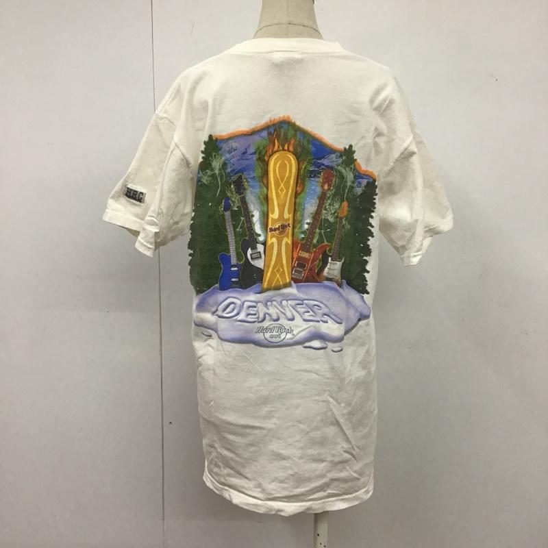 ハードロックカフェ HARD ROCK CAFE Tシャツ 半袖 S プリント 白 / ホワイト /  メンズ USED 古着 中古 10106126