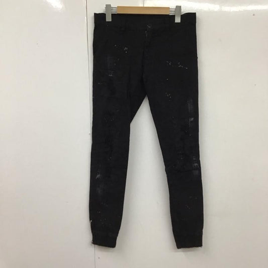 ダンケシェーン DANKE SCHON パンツ デニム、ジーンズ デニムパンツ スリムパンツ ストレッチパンツ ジーンズ プリント 黒 / ブラック /  メンズ USED 古着 中古 10118243