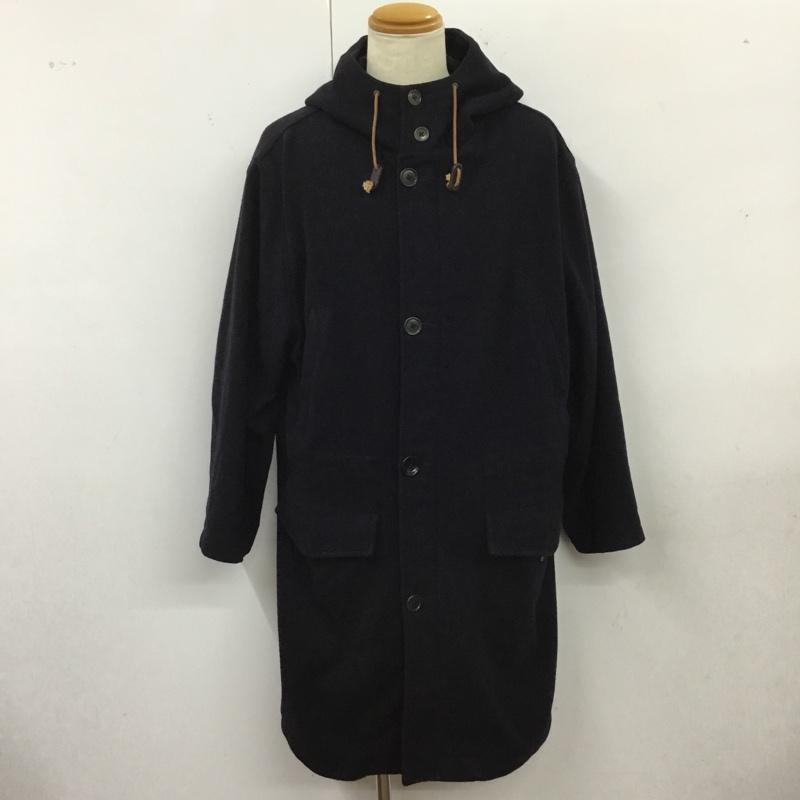 ポロバイラルフローレン Polo by RALPH LAUREN コート コート一般 長袖ロングコート アウター カジュアルジャケット ダッフルコート L 無地 紺 / ネイビー /  メンズ USED 古着 中古 10120091