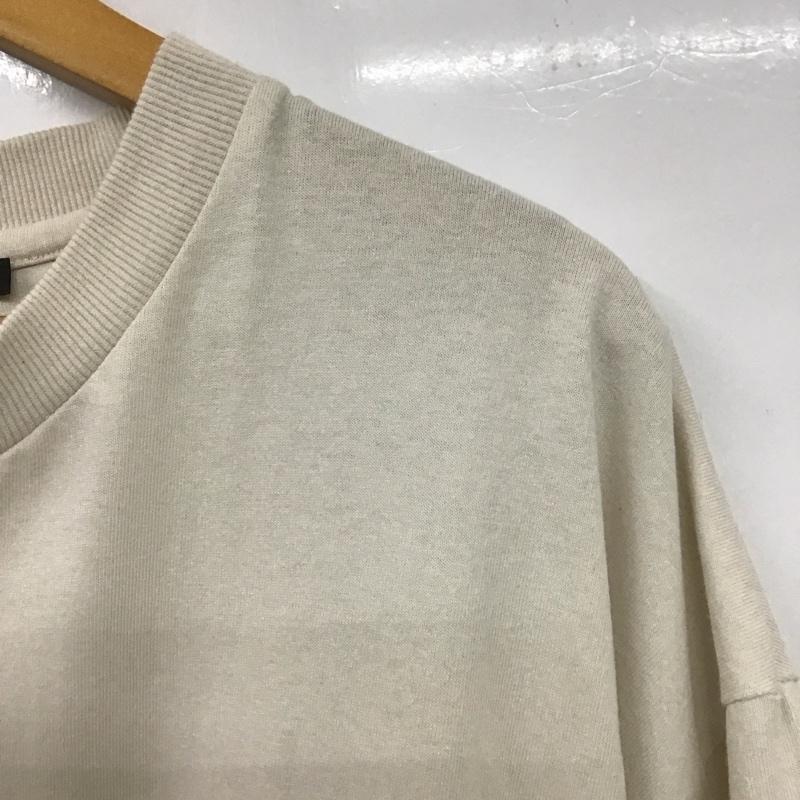 ニコアンド niko and... カットソー 半袖 半袖カットソー スウェットカットソー クルーネック 4 無地 ベージュ / ベージュ /  メンズ USED 古着 中古 10136234