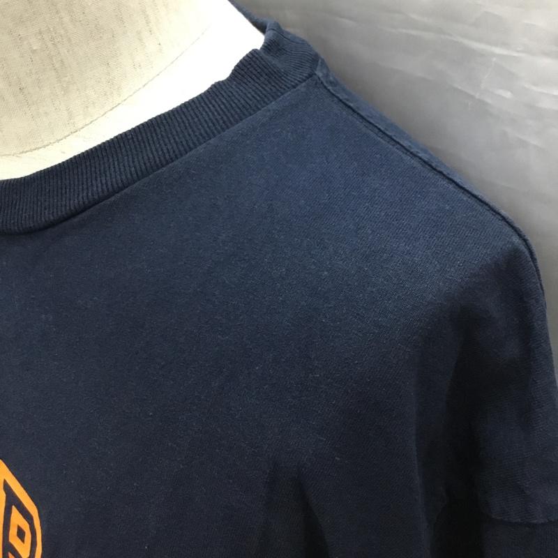 カーハート Carhartt Tシャツ 半袖 半袖カットソー プリントTシャツ クルーネックカットソー XL プリント 紺 / ネイビー /  メンズ USED 古着 中古 10120479