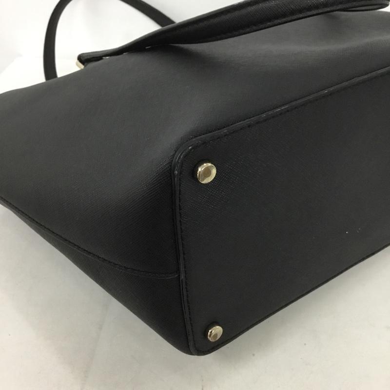 ケイトスペード Kate Spade トートバッグ トートバッグ WKRU4094 レザー ロゴ、文字 黒 / ブラック /  レディース USED 古着 中古 10133918