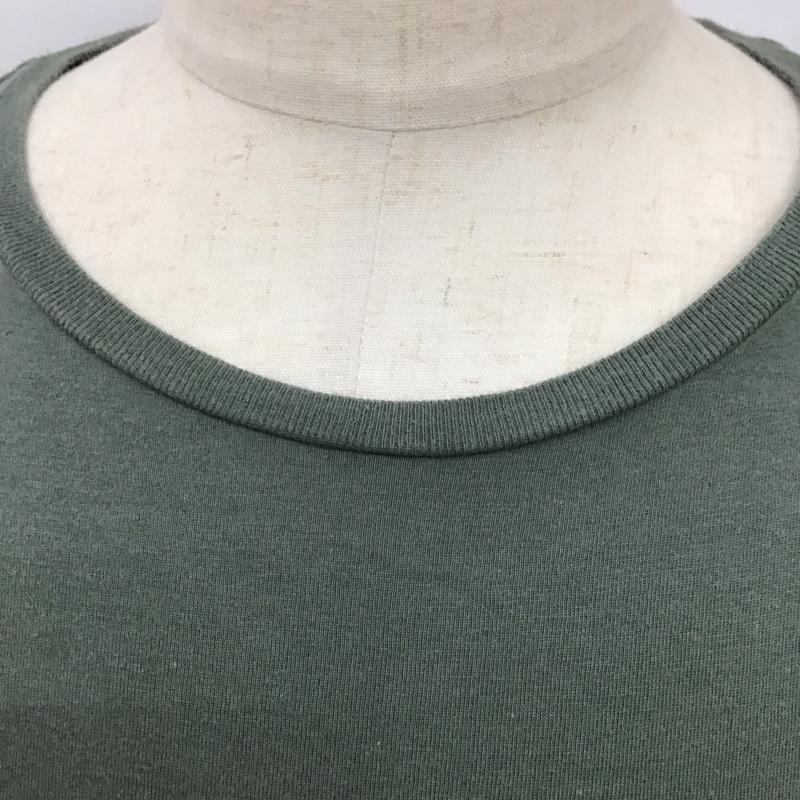 スタンダード カリフォルニア STANDARD CALIFORNIA Tシャツ 半袖 クルーネック 胸ポケット M 無地 カーキ / カーキ /  メンズ USED 古着 中古 10118122