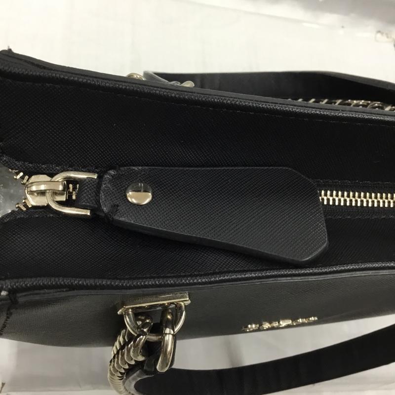 ゲス Guess トートバッグ トートバッグ VG504223 チェーン ロゴ、文字 黒 / ブラック / X 銀 / シルバー /  レディース USED 古着 中古 10106023