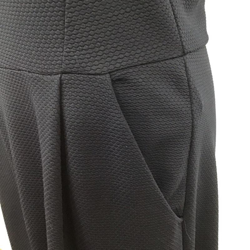 ザラコレクション ZARA COLLECTION ワンピース ロングスカート 半袖ロングワンピース フレアスカート 切り替えワンピース M 無地 紺 / ネイビー /  レディース USED 古着 中古 10122714